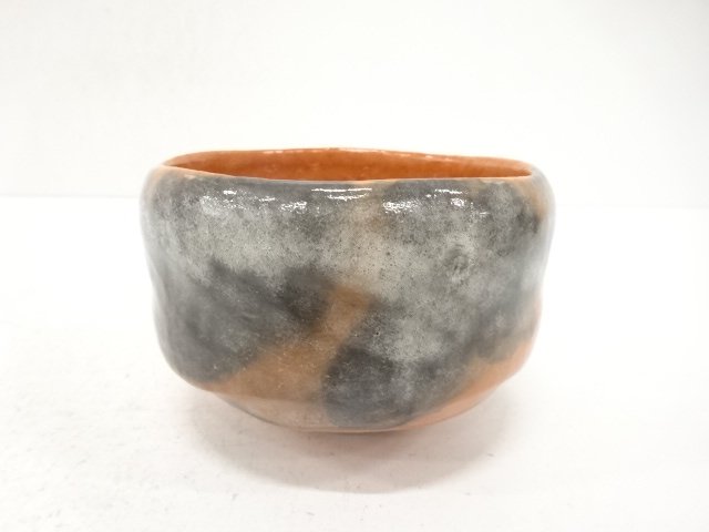 JAPANESE COLLECTIBLE / AKARAKU TEA BOWL BY SASAKI SHORAKU ZUKURI / RAK